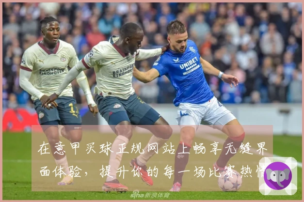 在意甲买球正规网站上畅享无缝界面体验，提升你的每一场比赛热情